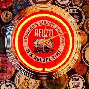 REUZEL Neon Clock